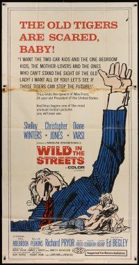 9d984 WILD IN THE STREETS 3sh '68 Christopher Jones becomes President & teens take over the U.S.