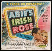 9d170 ABIE'S IRISH ROSE 6sh '46 Chekov, Joanne Dru, Anne Nichols, most riotous, romantic hit!