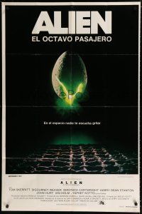 9d109 ALIEN Argentinean '79 Ridley Scott sci-fi monster classic, cool hatching egg image!