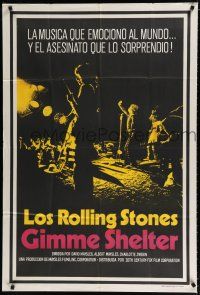 9d129 GIMME SHELTER Argentinean '71 Rolling Stones, famous out of control rock & roll concert!