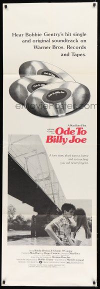 9d094 ODE TO BILLY JOE door panel '76 Robby Benson loves Glynnis O'Connor in southern drama!
