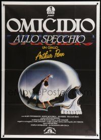 9d296 DEAD OF WINTER Italian 1p '88 directed by Arthur Penn, completely different skull art!