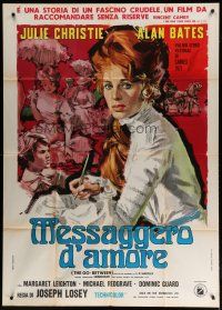 9d318 GO BETWEEN Italian 1p '71 different artwork of Julie Christie, directed by Joseph Losey!
