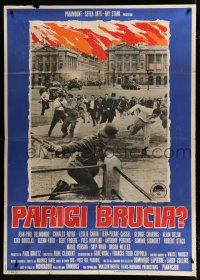 9d331 IS PARIS BURNING Italian 1p '67 Rene Clement's Paris brule-t-il, World War II, different!