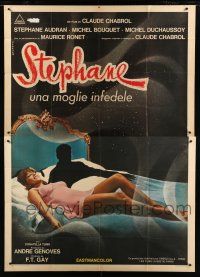 9d276 UNFAITHFUL WIFE Italian 2p '70 Claude Chabrol's La Femme Infidele, sexy Stephane Audran!