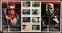 9d081 TERMINATOR Spanish/U.S. 1-stop poster '84 different image of cyborg Arnold Schwarzenegger with gun!