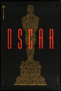 9e266 69TH ANNUAL ACADEMY AWARDS tv poster '97 image of Oscar from winning movie titles!
