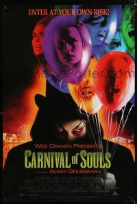 9e769 CARNIVAL OF SOULS video poster '98 Wes Craven presents, enter at your own risk!