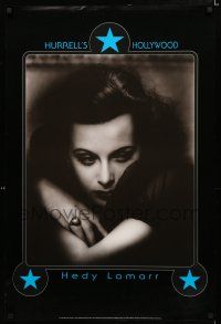 9e643 HEDY LAMARR South Korean commercial poster '90s great Hurell portrait of sexy star!