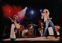 9e656 LED ZEPPELIN commercial poster '70s Robert Plant, John Bonham, Jimmy Page, John Paul Jones!