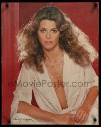 9e657 LINDSAY WAGNER commercial poster '79 image of sexy actress in skimpy top!