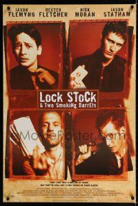9e659 LOCK, STOCK & TWO SMOKING BARRELS English commercial poster '98 Guy Ritchie, Jason Statham!
