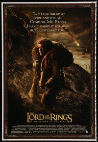 9e661 LORD OF THE RINGS: THE RETURN OF THE KING printer's test commercial poster '03 Tolkien!