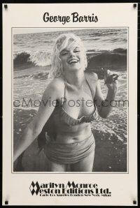 9e667 MARILYN MONROE commercial poster '81 George Barris image of sexy starlet Feelin the Surf!
