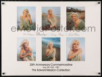9e678 MARILYN MONROE commercial poster '87 tribute, George Barris images of her wrapped in towel!