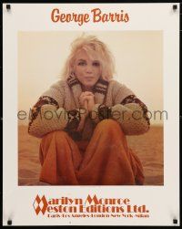 9e668 MARILYN MONROE commercial poster '81 George Barris image of sexy starlet warming up!