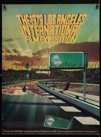 9e161 1979 LOS ANGELES INTERNATIONAL FILM EXPOSITION film festival poster '79 LA Film Expo!