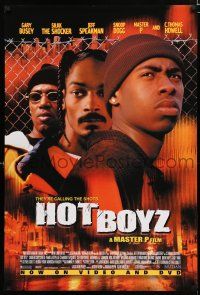 9e834 HOT BOYZ video poster '00 Gary Busey, Jeff Speakman, Snoop Dogg & C. Thomas Howell!