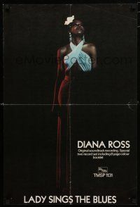 9e354 LADY SINGS THE BLUES 20x30 music poster '72 Diana Ross as Billie Holiday!