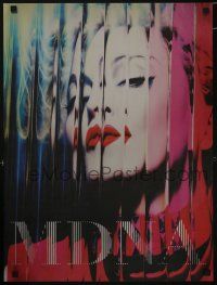 9e356 MADONNA foil 18x24 music poster '90s different image of sexy singer!