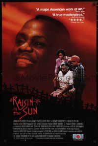 9e894 RAISIN IN THE SUN video poster '89 Danny Glover, Esther Rolle, Starletta DuPois!