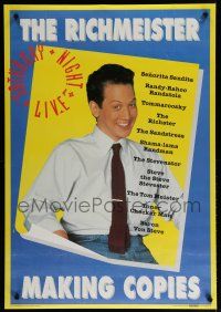 9e907 SATURDAY NIGHT LIVE video poster '91 Rob Schneider as The Richmeister, making copies!
