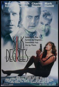 9e920 SILK DEGREES video poster '94 Marc Singer, Deborah Shelton, Charles Napier & Mark Hamill