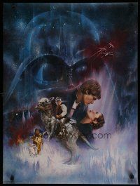 9e491 EMPIRE STRIKES BACK special 20x27 '80 classic Gone With The Wind style art by Roger Kastel!