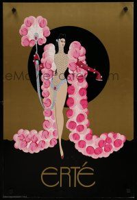 9e231 ERTE 20x30 art print '82 wonderful artwork of sexy woman in pink dress!