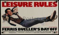 9e494 FERRIS BUELLER'S DAY OFF special 14x24 '86 Matthew Broderick in John Hughes teen classic!