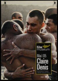 9e167 FILM MUSEUM CLAIRE DENIS 23x33 Austrian film exhibition '00s image of naked men embracing!