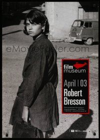 9e168 FILM MUSEUM ROBERT BRESSON 23x33 Austrian film exhibition '00s cool image!