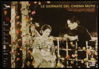 9e170 LE GIORNATE DEL CINEMA MUTO Italian film festival poster '05 image from early Japanese film!
