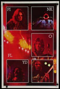9e364 PINK FLOYD 20x30 music poster '72 David Gilmour, Roger Waters, Live at Pompeii!