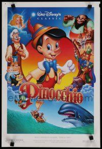9e549 PINOCCHIO special 14x20 R92 Disney classic about wooden boy who wants to be real!