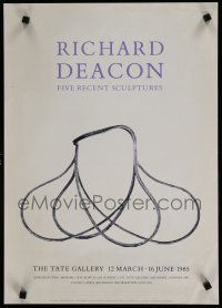 9e190 RICHARD DEACON FIVE RECENT SCULPTURES 17x23 English art exhibition '85 cool image!