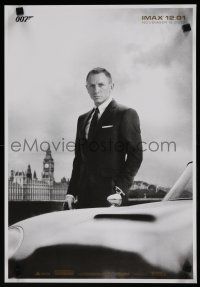 9e566 SKYFALL IMAX limited edition special 14x20 '12 image of Daniel Craig as Bond, newest 007!
