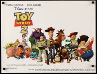 9e587 TOY STORY 2 advance special 18x23 '99 Woody, Buzz Lightyear, Disney & Pixar animated sequel!