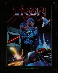 9e589 TRON special 17x22 '82 Bruce Boxleitner in title role & sexy Cindy Morgan!