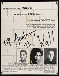 9e444 UP AGAINST THE WALL special 27x34 '91 Marla Gibbs, Stoney Jackson, Catero Colbert!