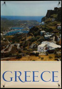 9e085 GREECE no. 42 Greek travel poster '67 great image of scenic Greek countryside!