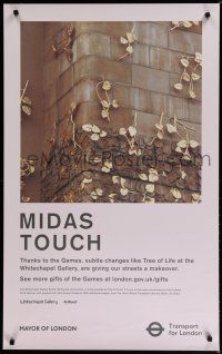 9e097 TRANSPORT FOR LONDON MIDAS TOUCH heavy stock English travel poster '12Tree of Life!