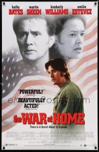 9e966 WAR AT HOME video poster '96 Emilio Estevez, Kathy Bates, Martin Sheen!