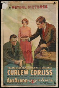 9f082 CURLEW CORLISS linen 1sh '16 the first of the famous Happy Family stories by B.M. Bower!