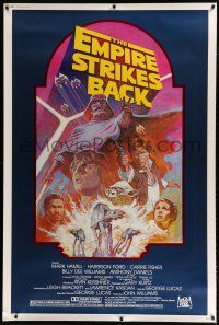 9h059 EMPIRE STRIKES BACK 40x60 R82 George Lucas sci-fi classic, cool artwork by Tom Jung!