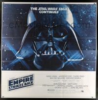 9h042 EMPIRE STRIKES BACK 6sh '80 George Lucas sci-fi classic, giant image of Darth Vader!
