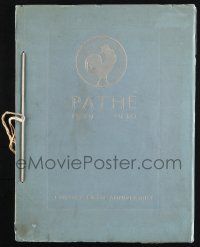 9h247 PATHE 1929-30 campaign book '29 Carole Lombard before she added the e, lots of great art!