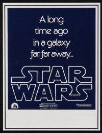 9h012 STAR WARS herald '77 George Lucas classic, a long time ago in a galaxy far far away!