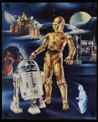 9h033 STAR WARS set of 3 special 18x23s '78 Procter & Gamble, cool different art by Ken Goldammer!
