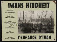 9h218 MY NAME IS IVAN Swiss LC '62 Andrei Tarkovsky's 1st feature film, Ivanovo detstvo!